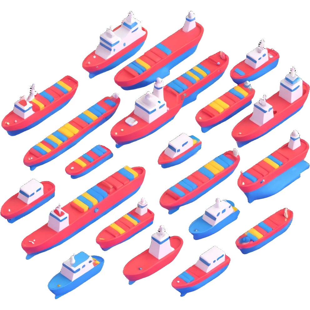 port with cargo ship emoji