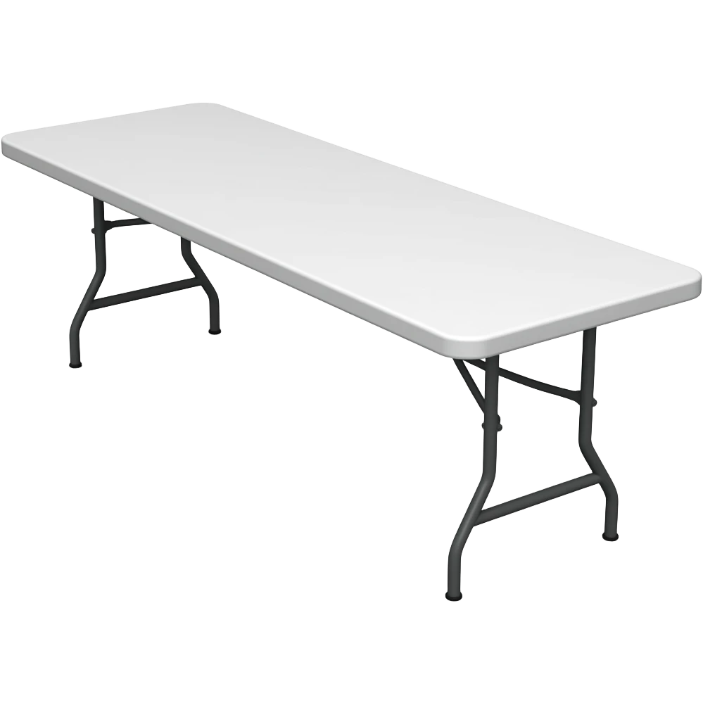 long white folding table emoji