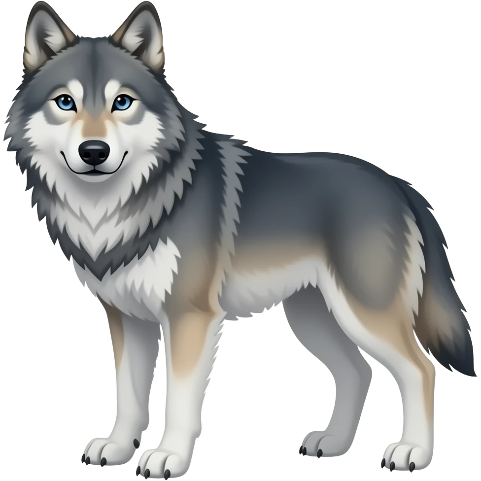 lobo imponente emoji