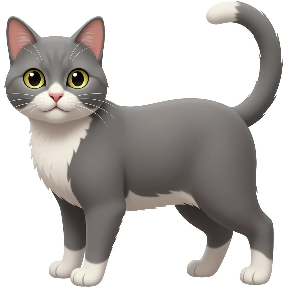 Gato gris emoji