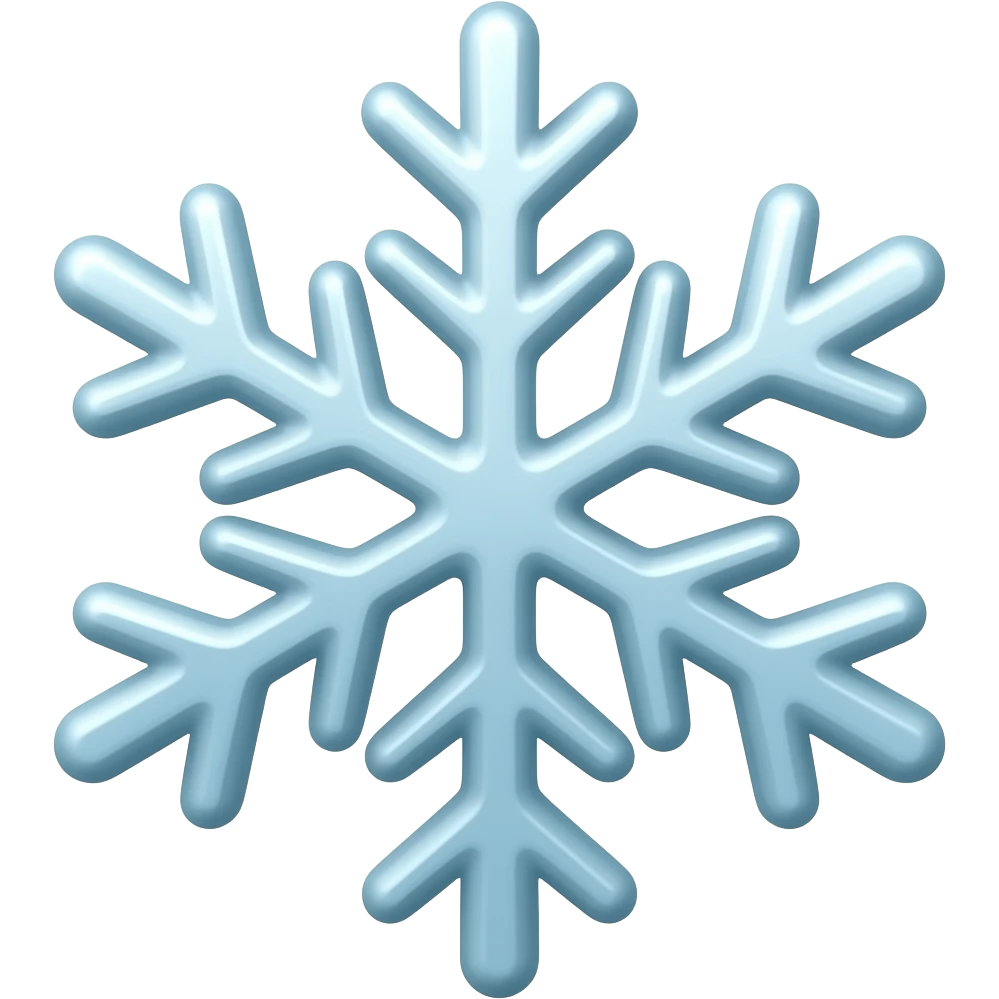 Snowflake emoji