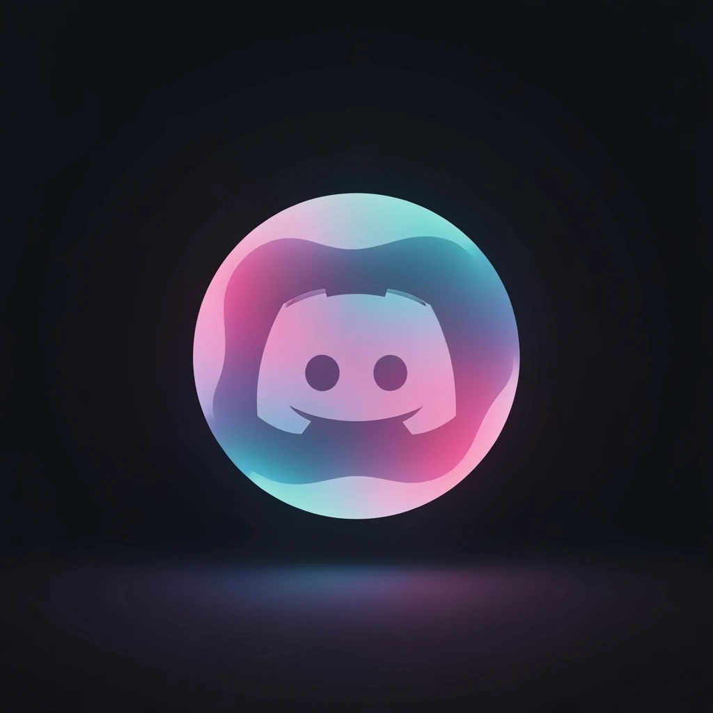 discord orb, minimal, expressive, variation 4 emoji