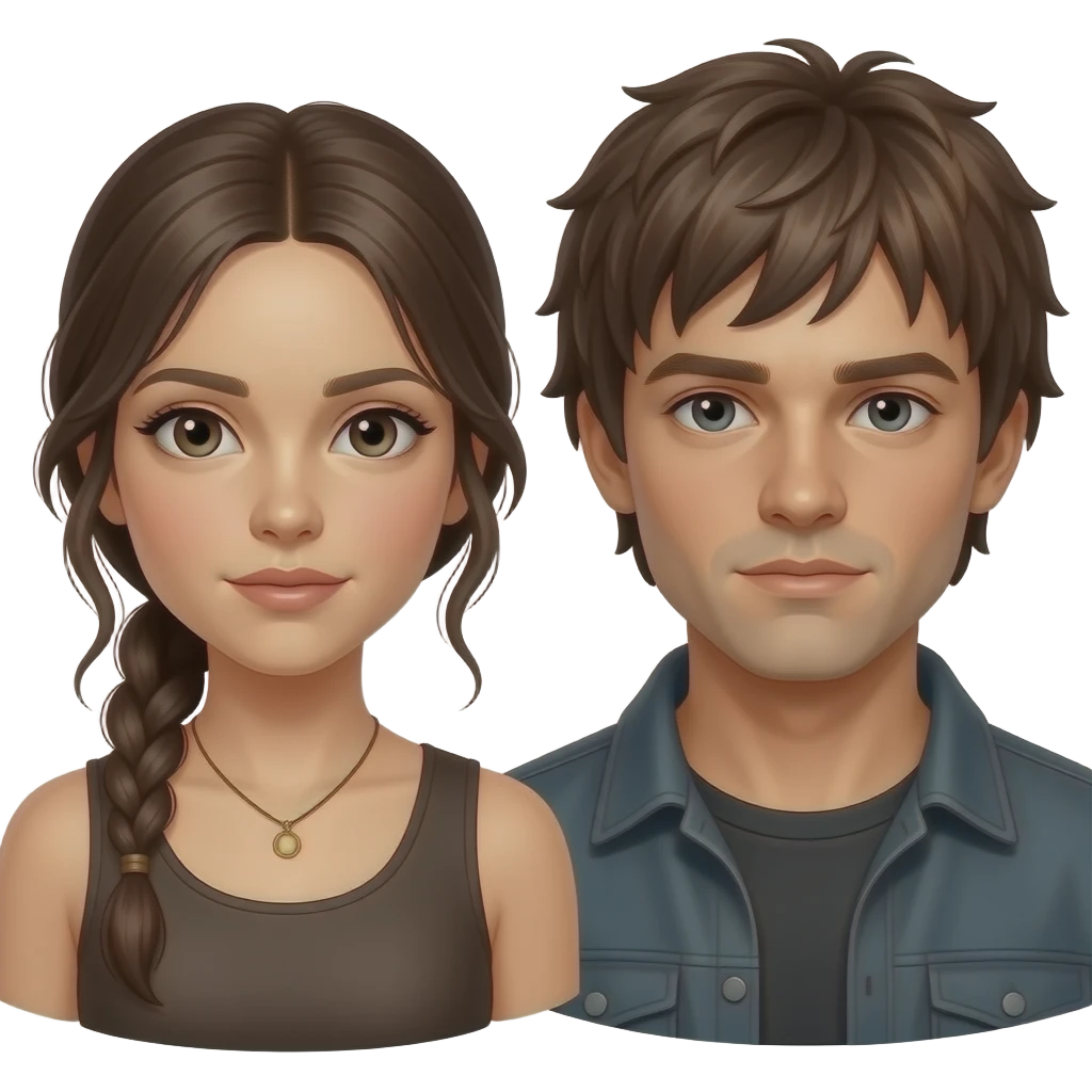 katniss and peeta emoji