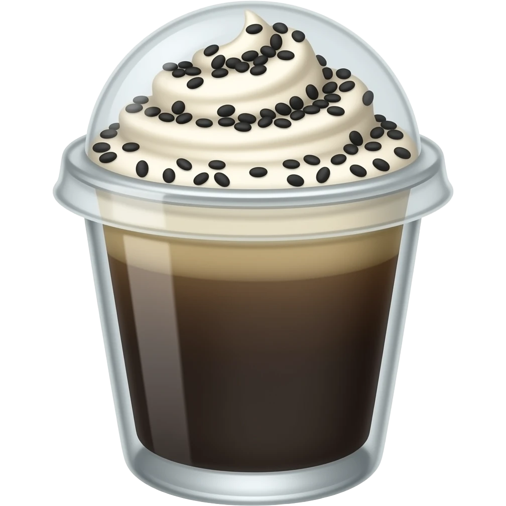black sesame latte make blacker emoji