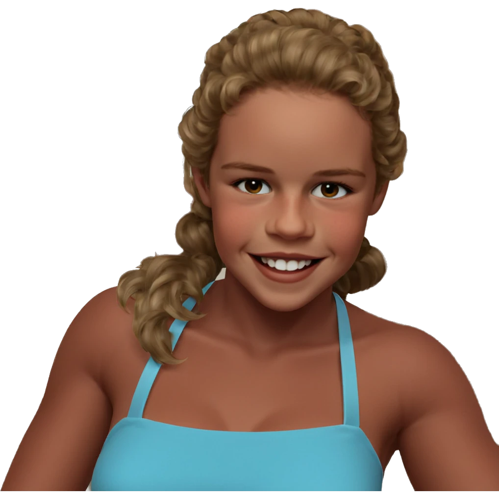 smiling crossdresser indoors meme emoji