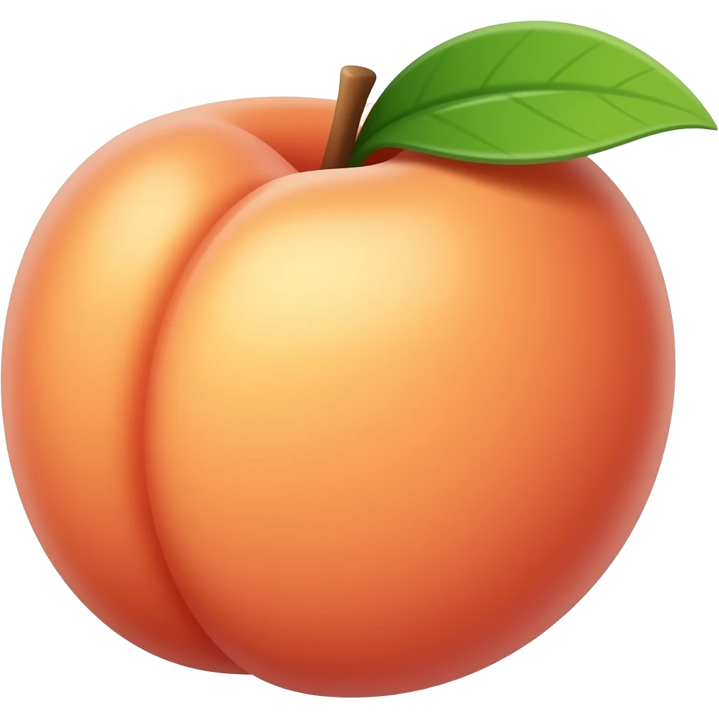 Peach emoji