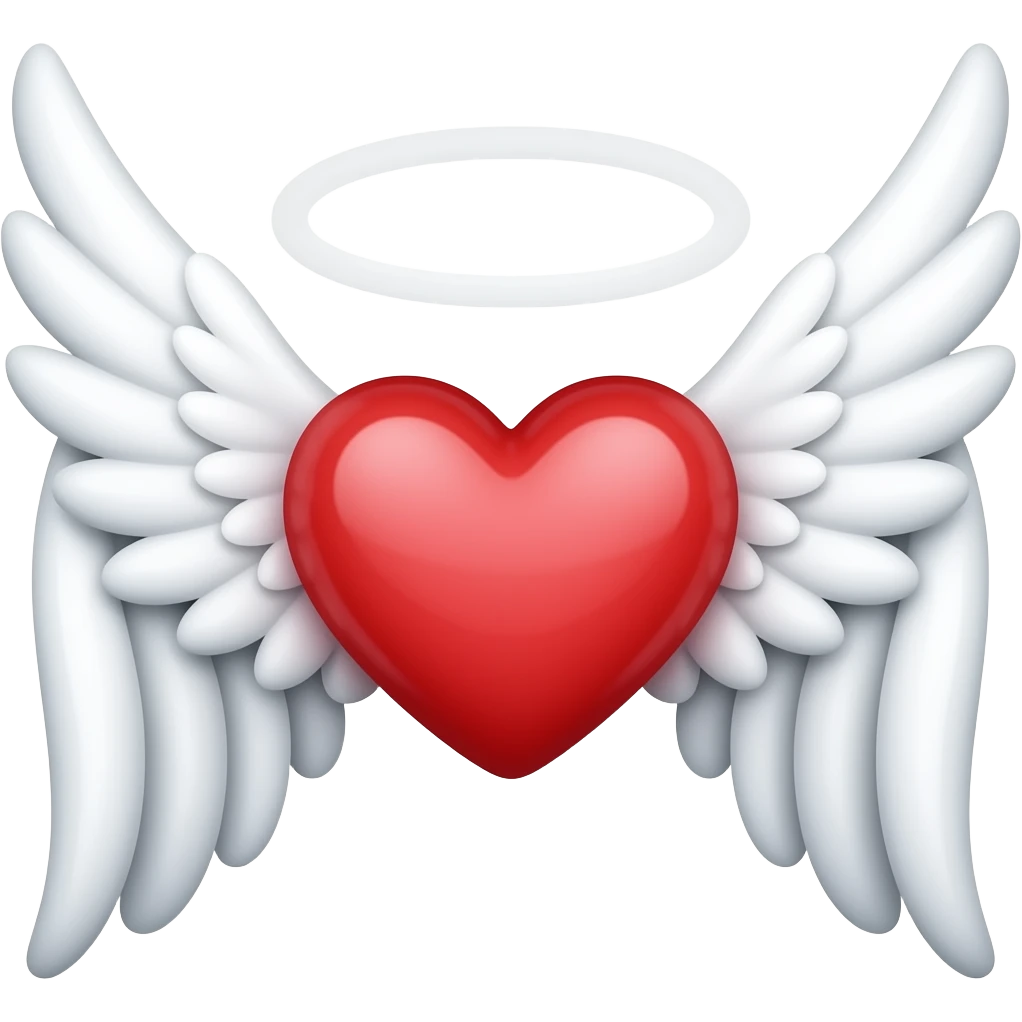 Alas con corazón emoji