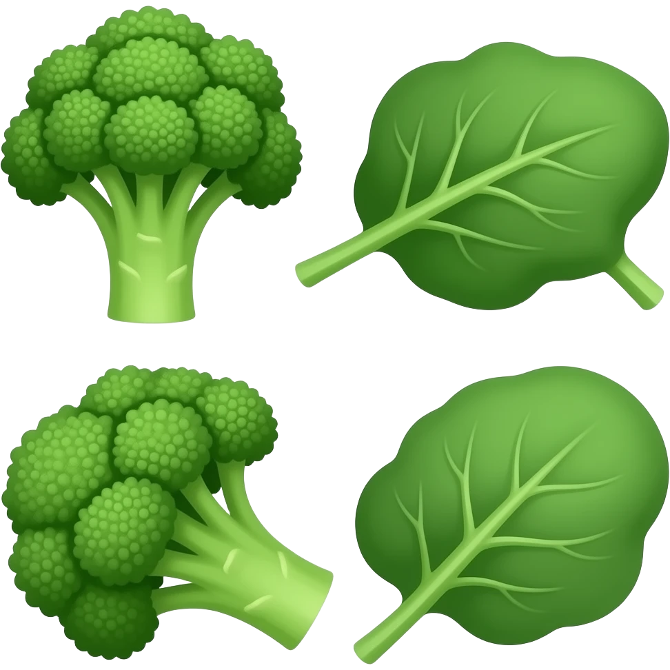 broccoli spinach emoji