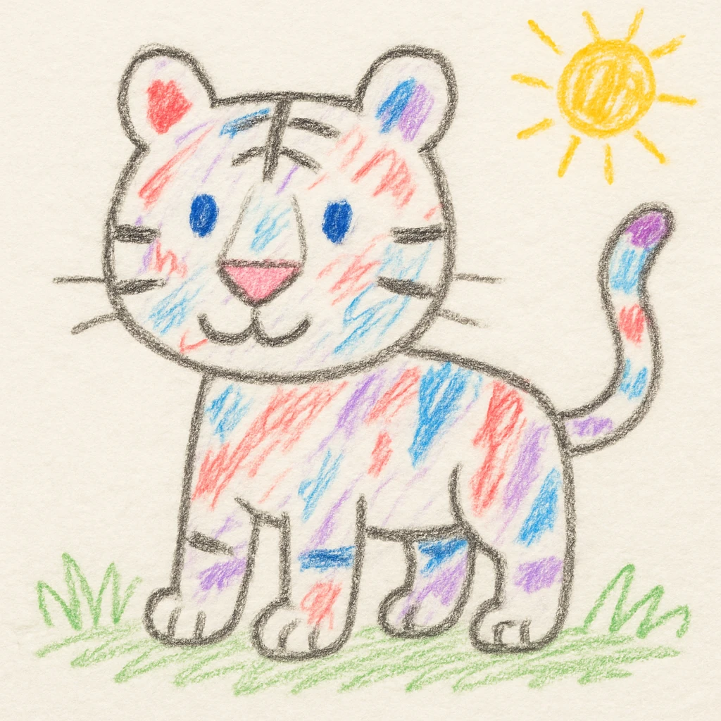 White Tiger emoji