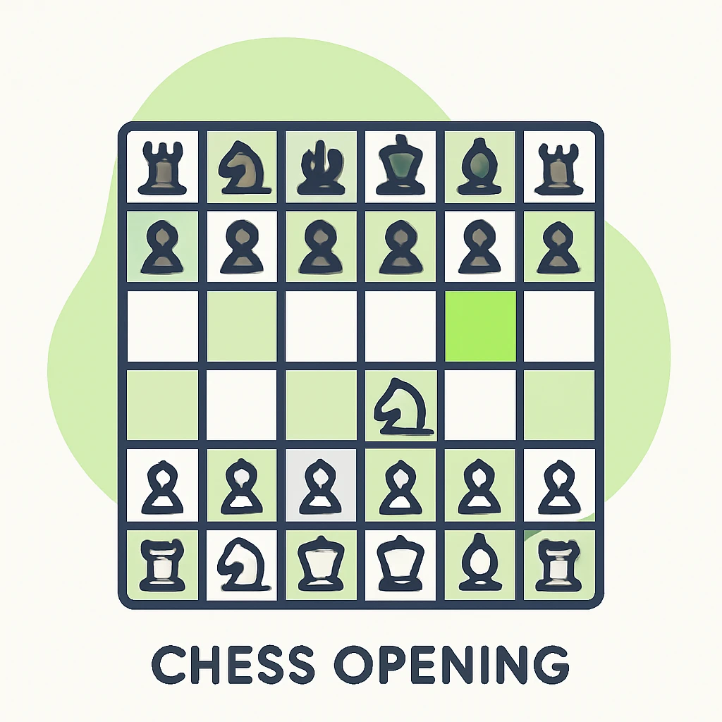 A representation of the concept: "Chess Opening Trainer. No text emoji