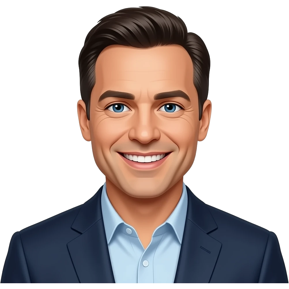 Ben Shapiro smiling confidently emoji