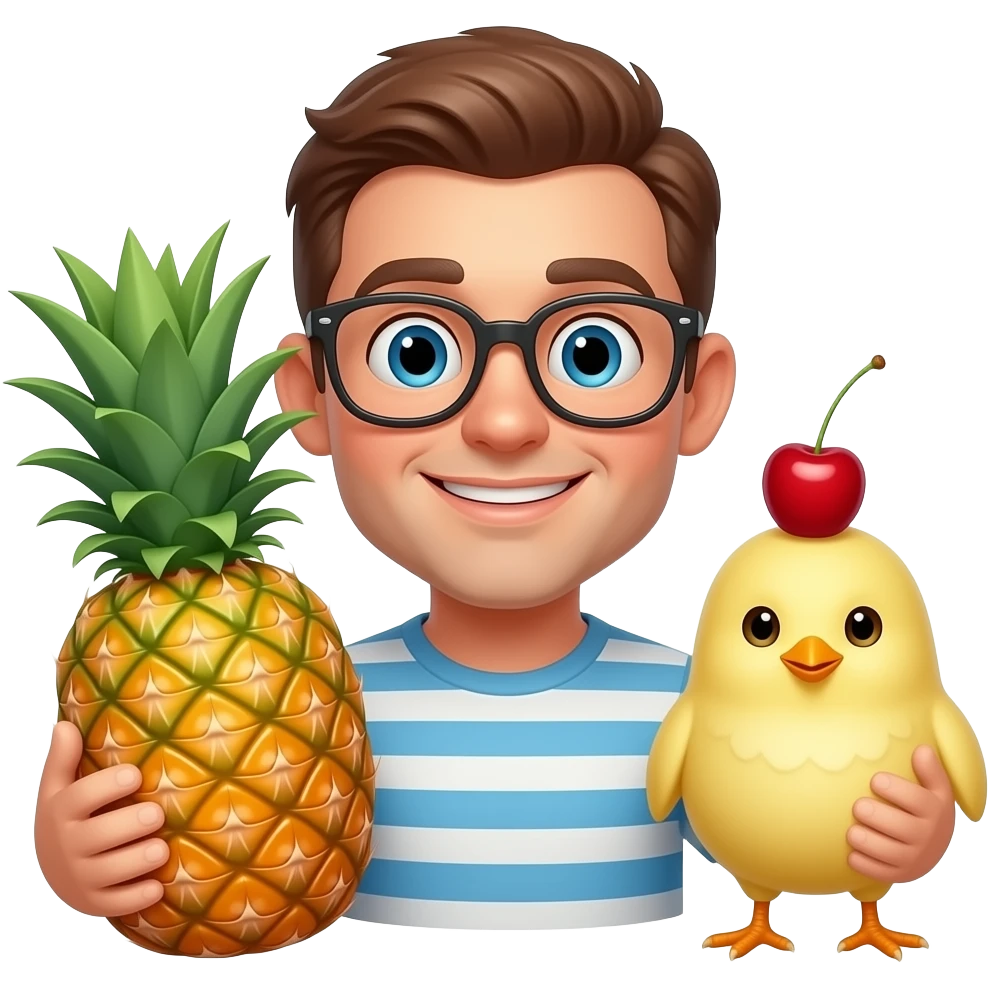 Patrick pineapple chick cherry emoji