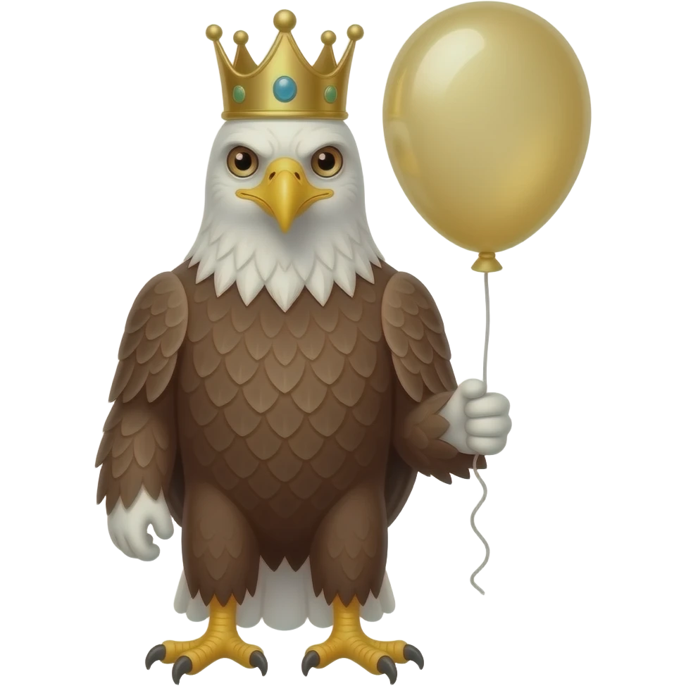 👑🎈🦅 emoji