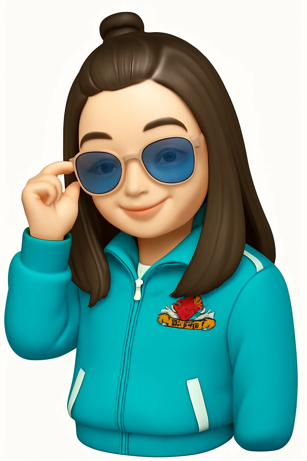 A 3D Apple-style emoji version of the uploaded image, preserving its colors, shapes, textures, and overall design, simplified into emoji form while keeping key details recognizable. Smooth glossy finish, soft shadows, high-quality render, minimal background emoji