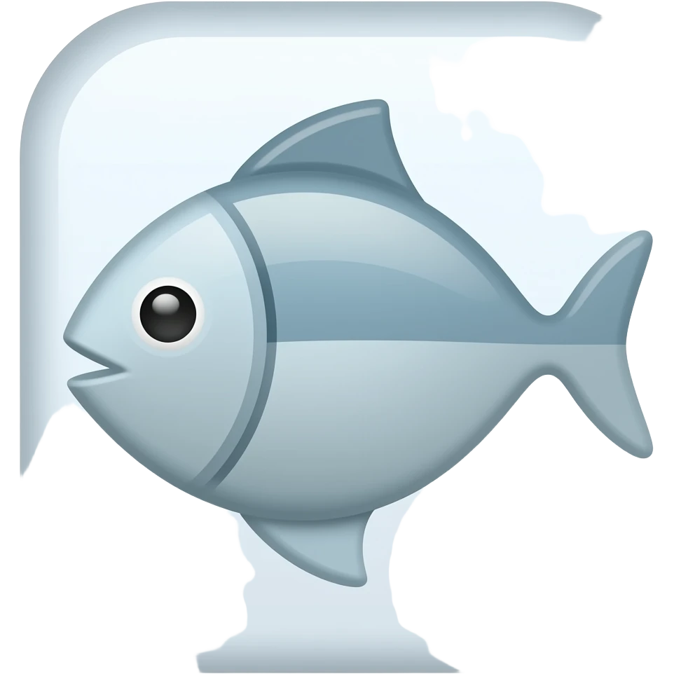 simple fish icon emoji
