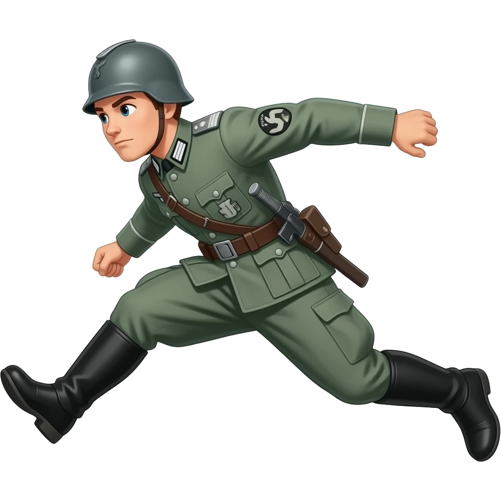 swiming german soldier emoji