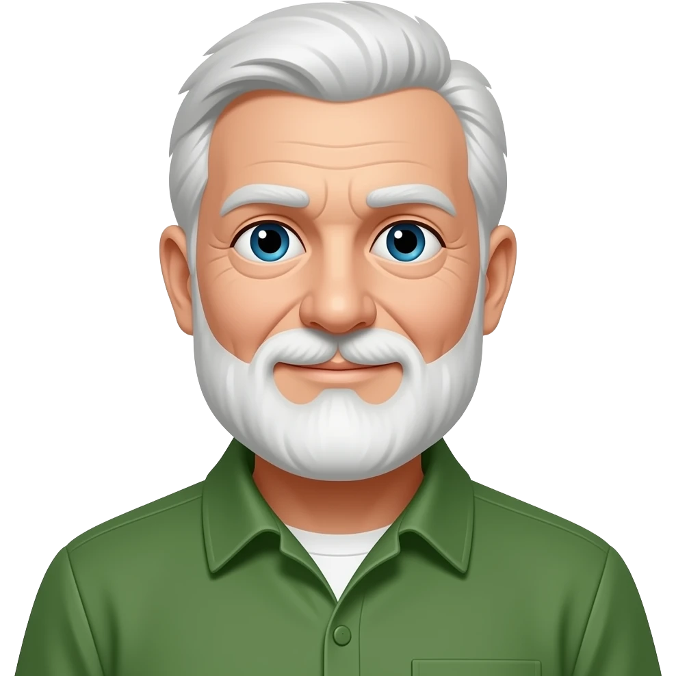 old man with green clothes emoji