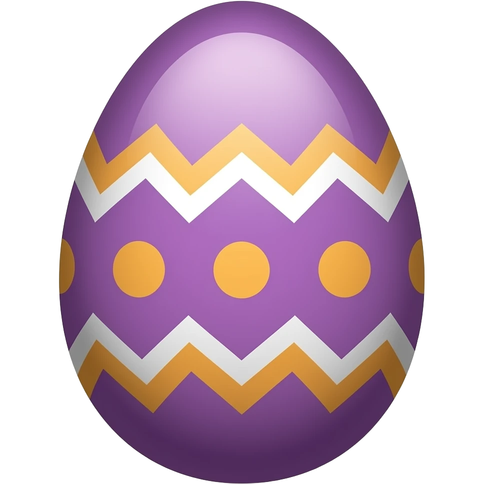 Emoji for the orthodox easter in purlpe and orange emoji