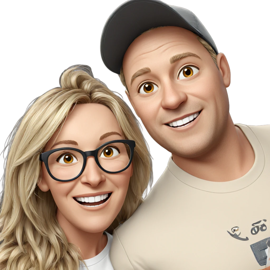 happy duo in casual attire emoji