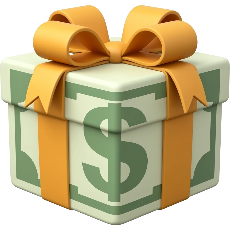 Money gift emoji