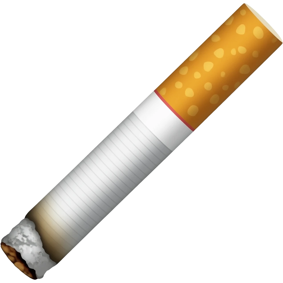 generate a long unburnt cigarette emoji