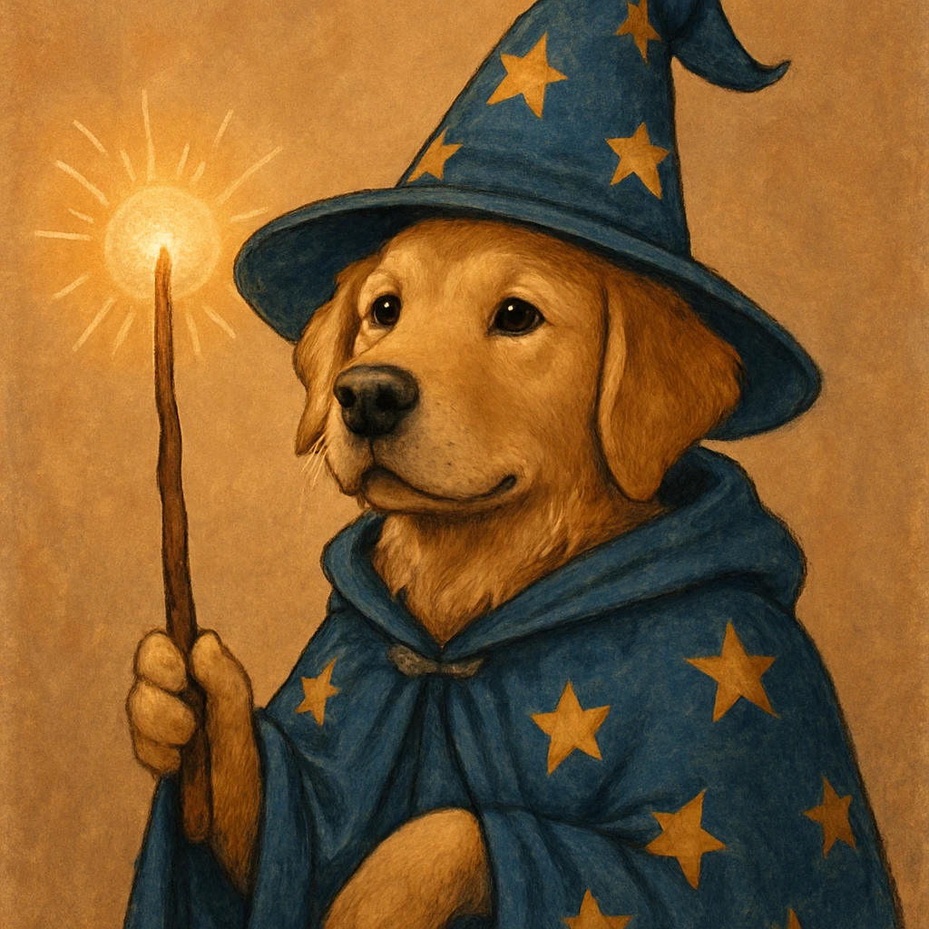 wizard dog emoji