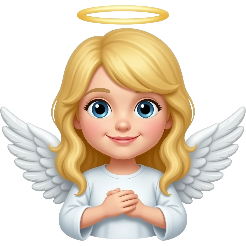 Loving angel emoji