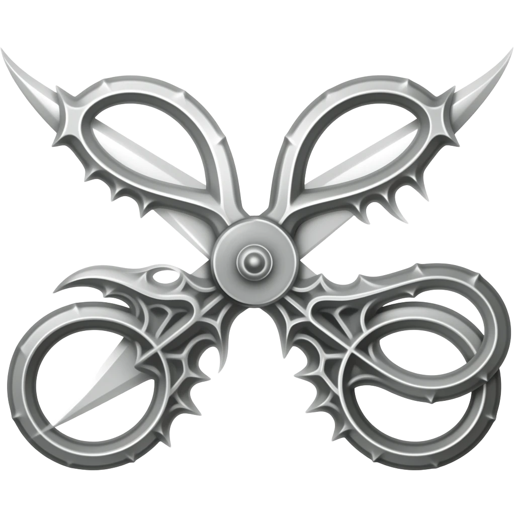 gothic scissors emoji