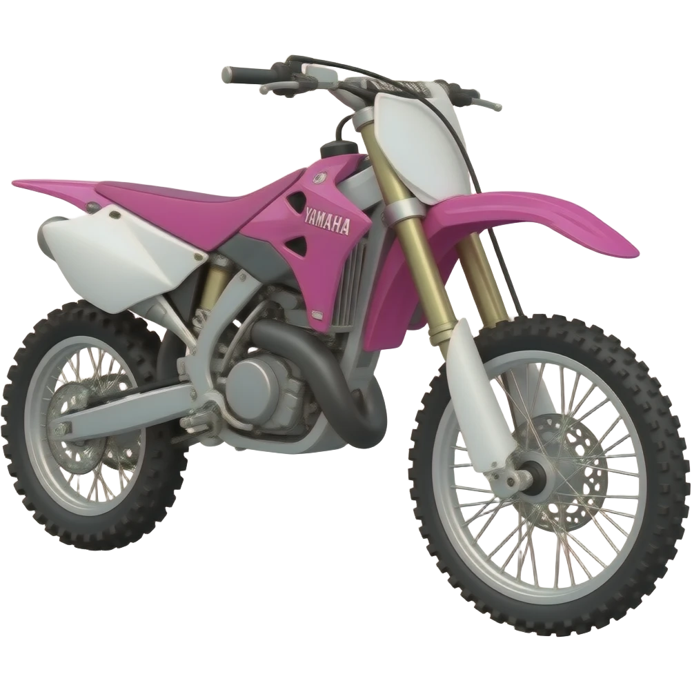 Yz250 1992 wihte and pink emoji