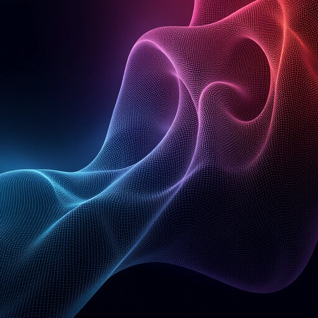 abstract mesh gradient emoji