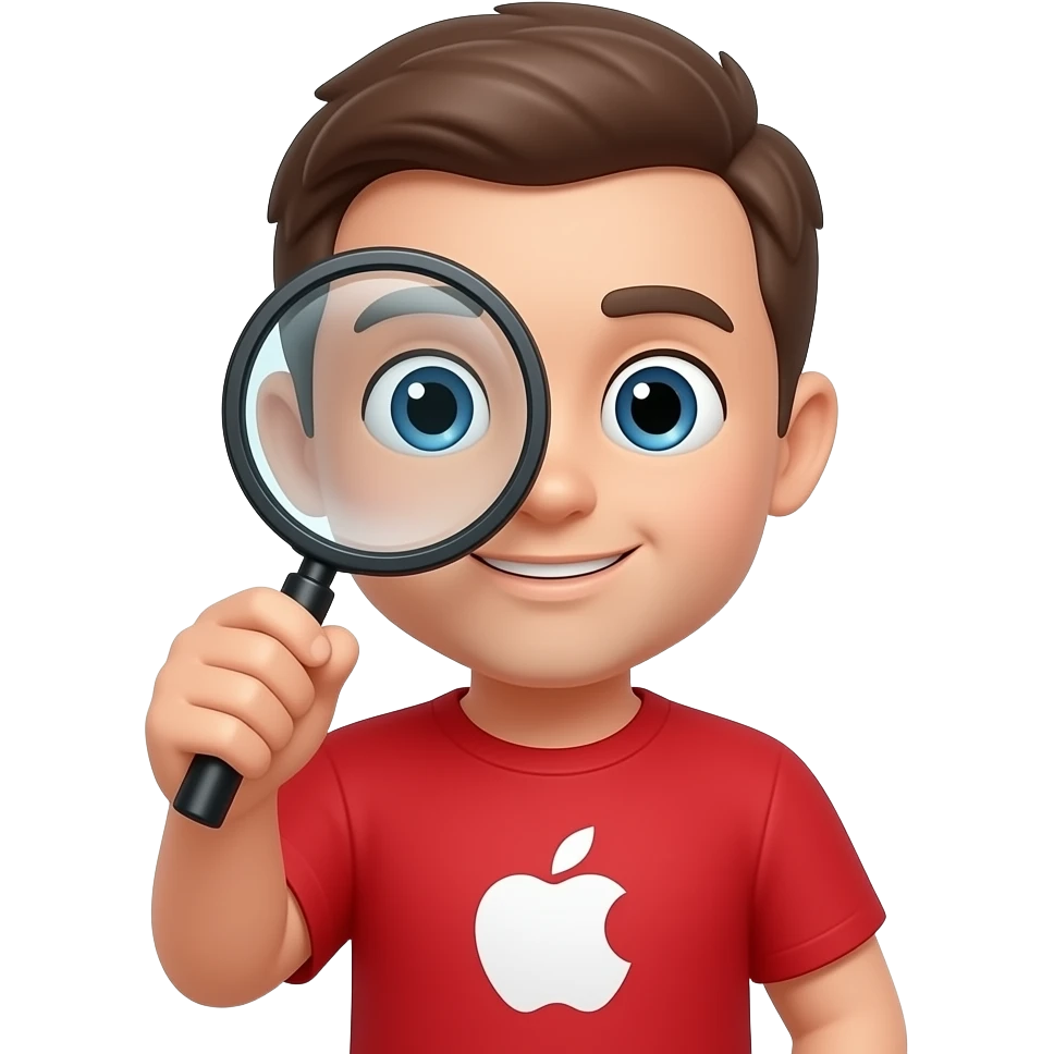 make a emoji of apple lil finder guy emoji