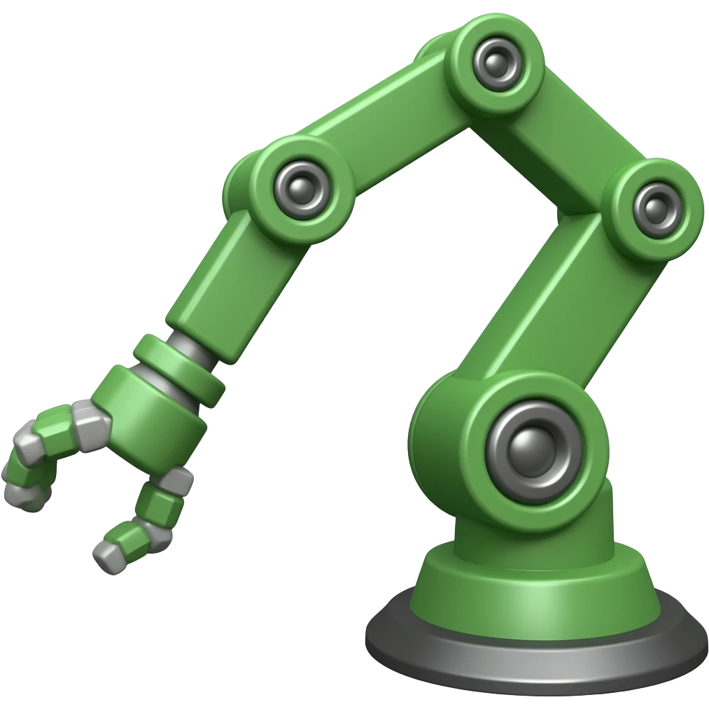 robot arm green emoji
