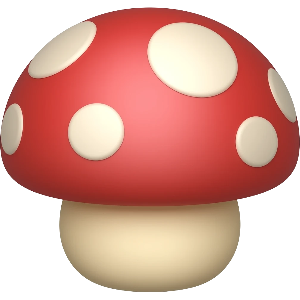 Mushroom blunt emoji