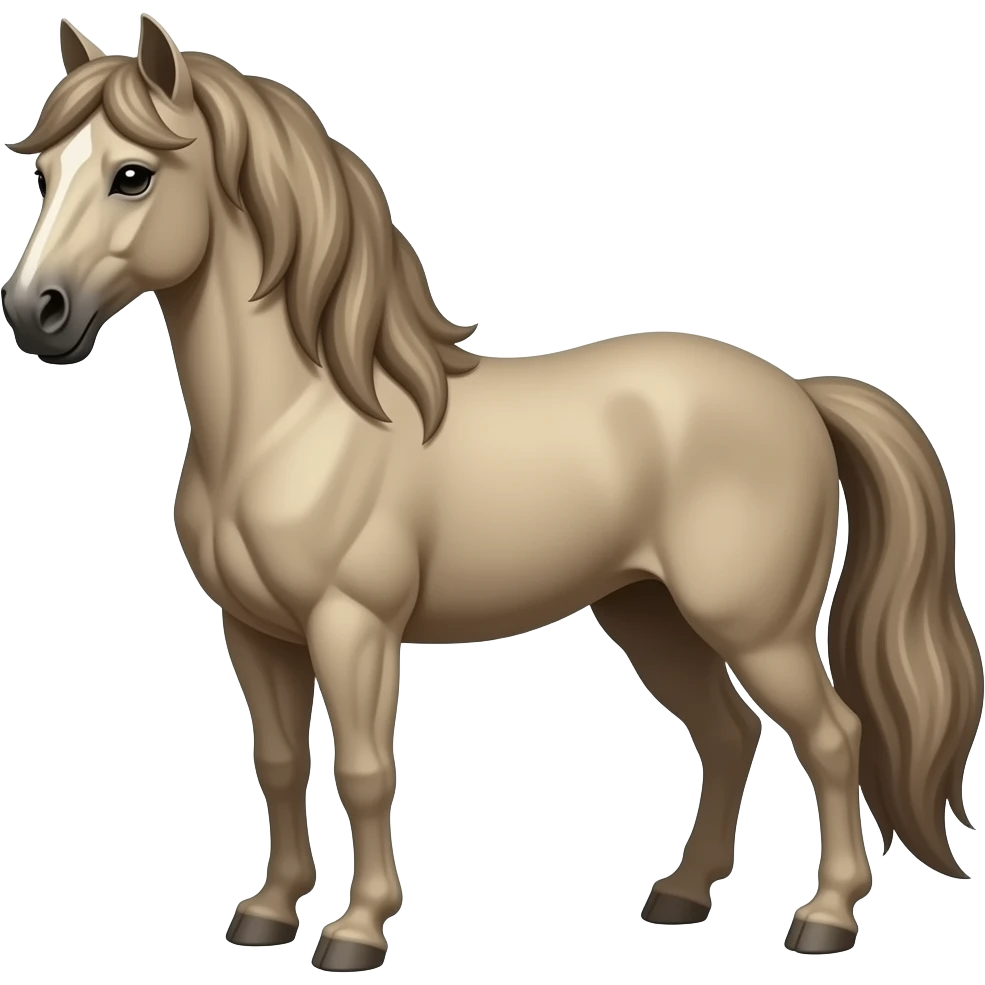 Make a stallion look alike cat emoji
