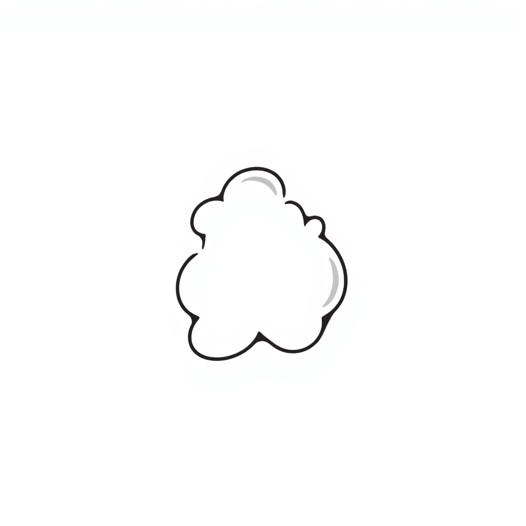 A piece of bread with mayonnaise emoji
