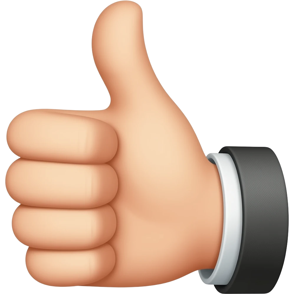 Thumbs up emoji