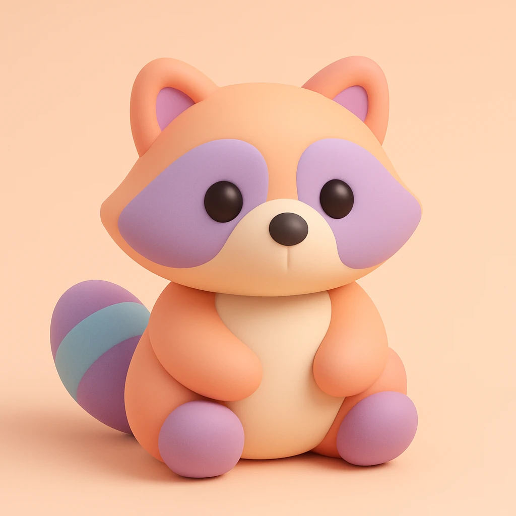 Raccoon emoji