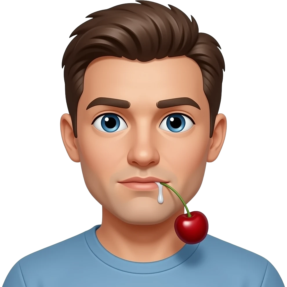 Drooling over cherry’s emoji