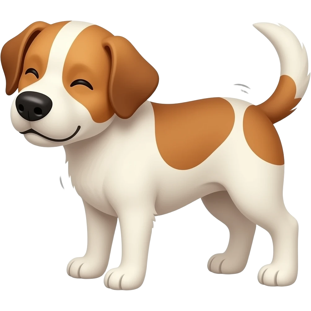dog scratching emoji