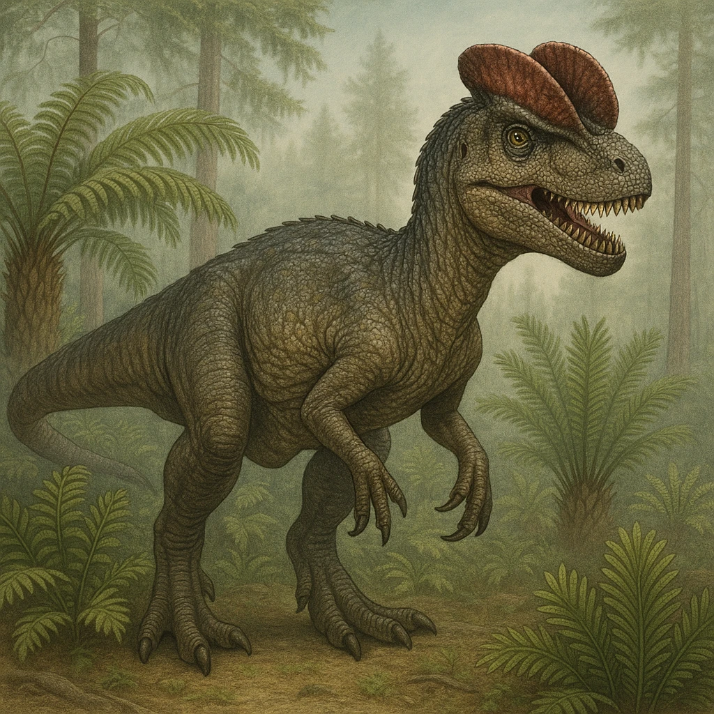 Dilophosaurus emoji