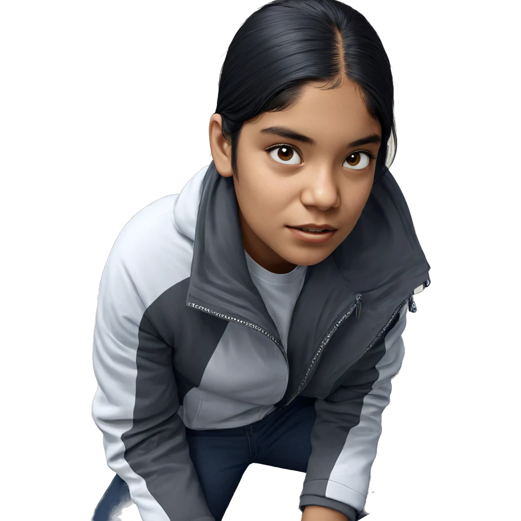 realistic portrait of girl emoji