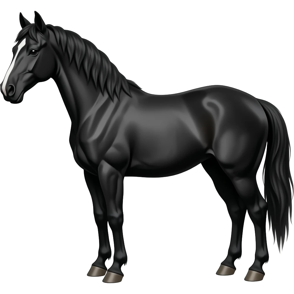 🐎💀black horse emoji