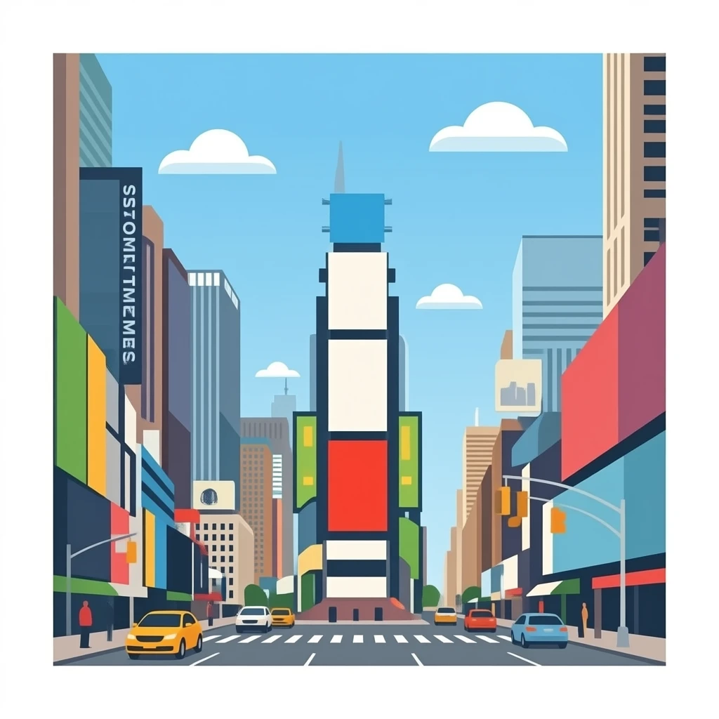 New York Times Square emoji