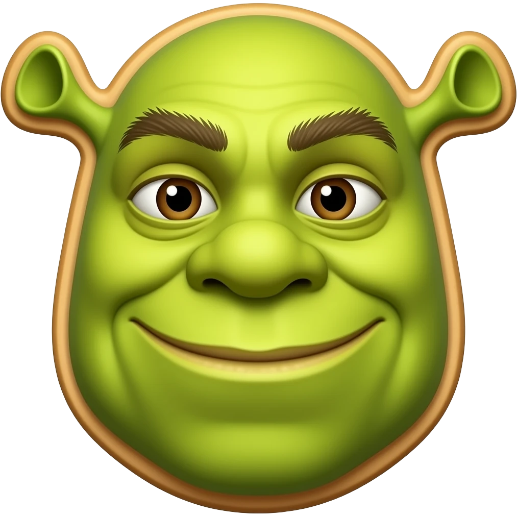 Biscoito Sherek emoji
