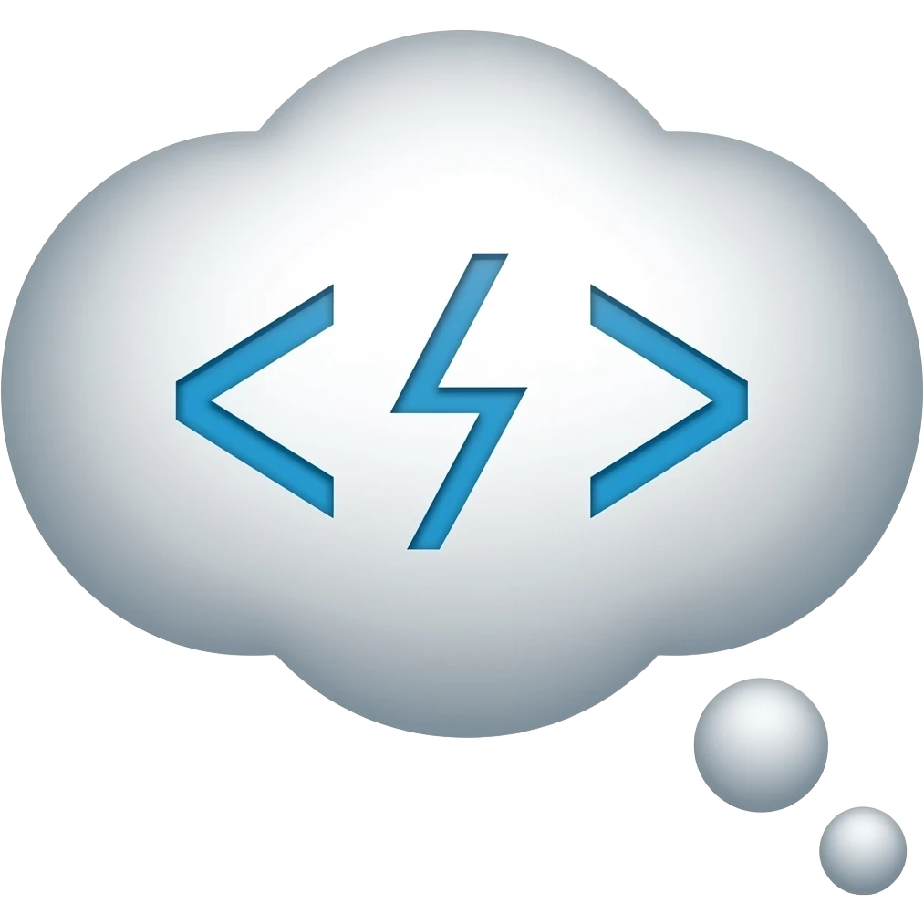 💭, в контексте вайбкодинга emoji