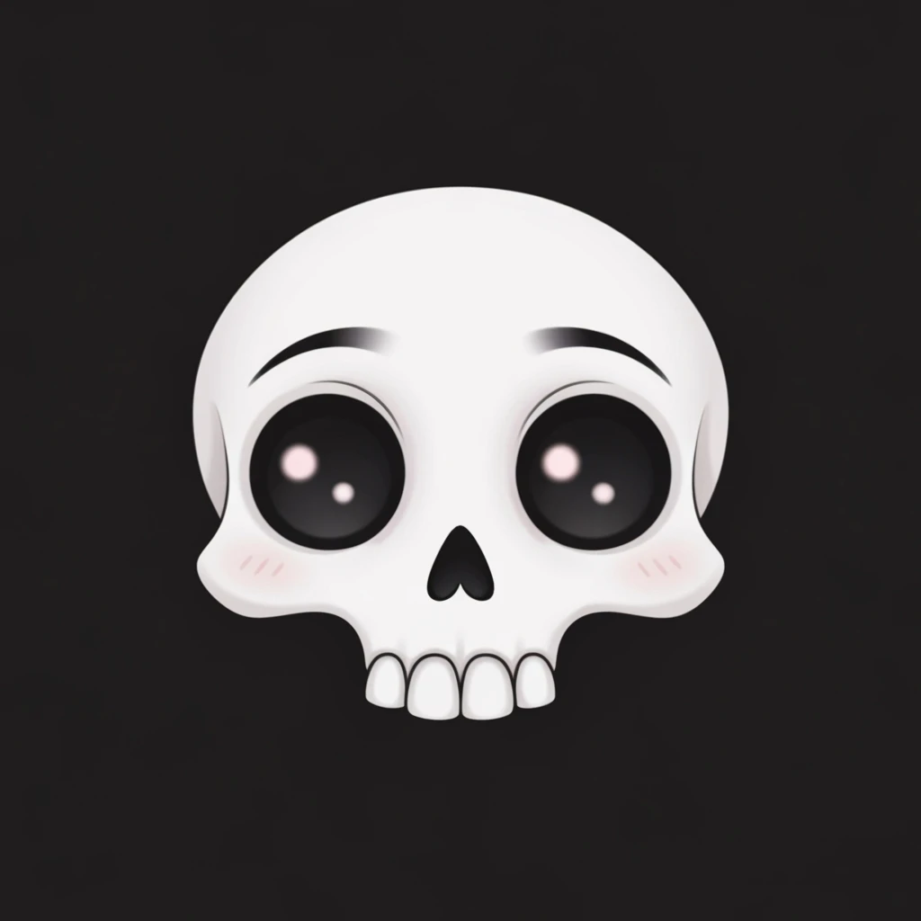 goth banner, cute, expressive, minimal, no text emoji