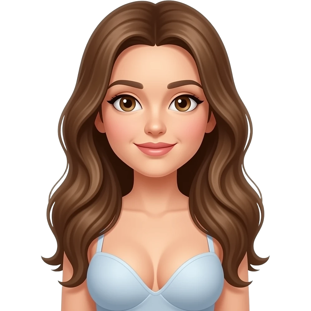 Boobs with no bra and Virgina emoji