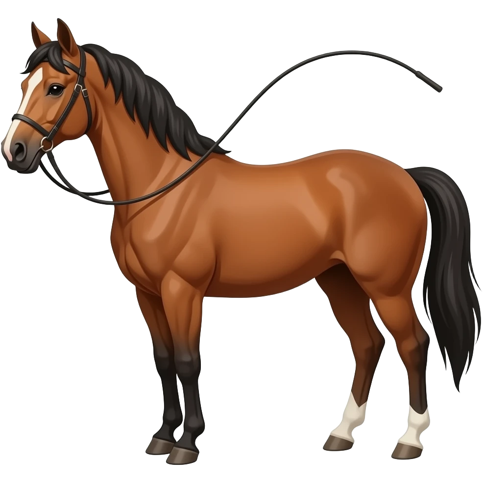 Horse whip emoji