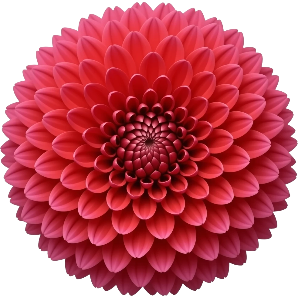 chrysanthemum flower full red emoji