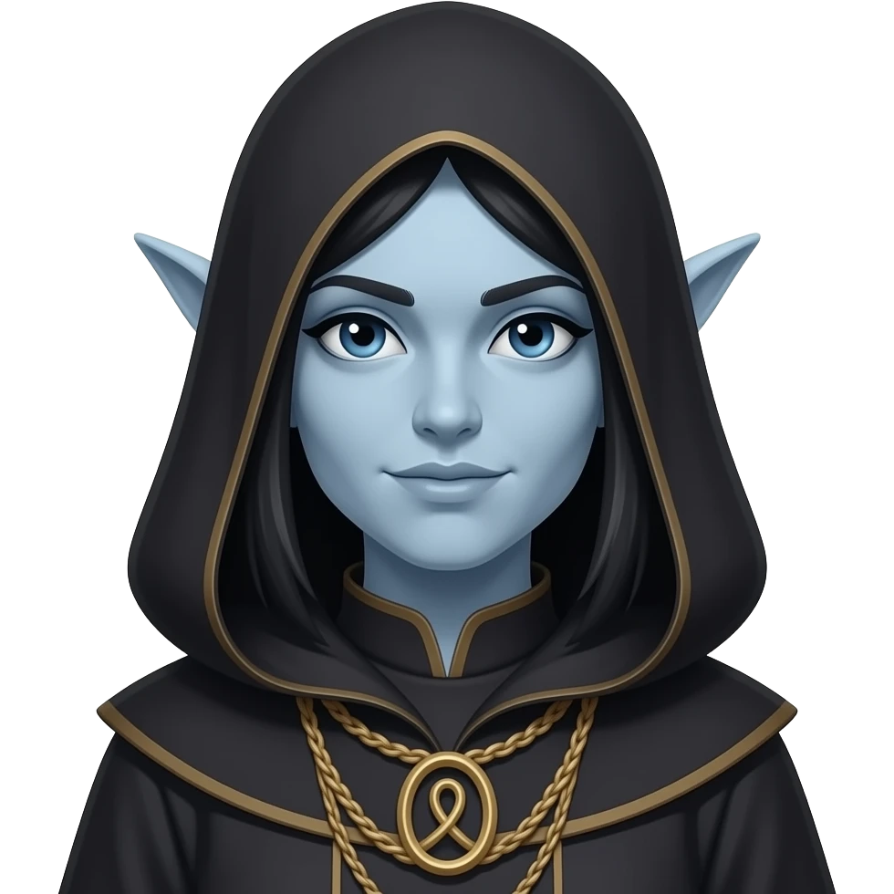 Drow monk dnd look female emoji